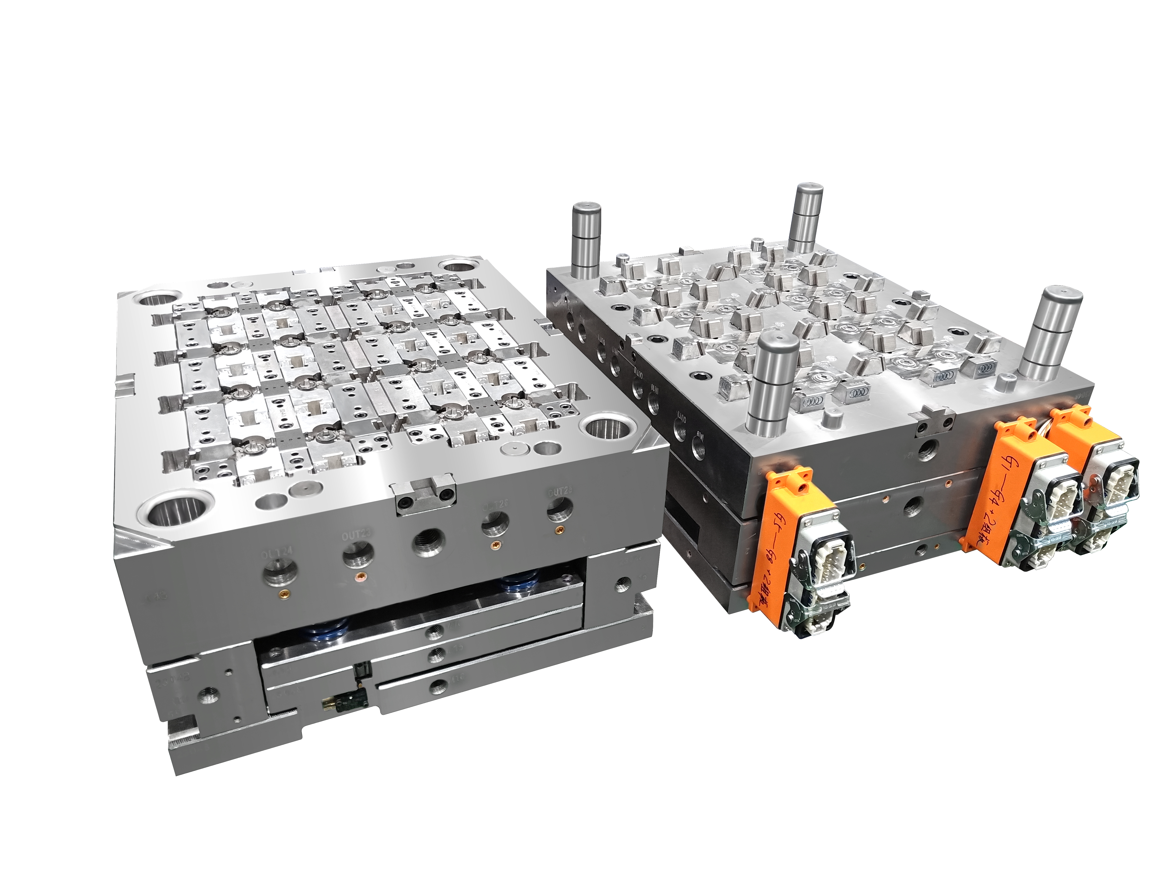 Annular Part Lateral Snap-fit Locating Structure Mould Форма для фиксации кольцевой части с боковой защелкой