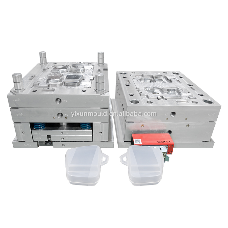 1*2 Cavity Transparent PP Food Grade injection moulding 1*2 полости Прозрачный ПП для литья под давлением для пищевых продуктов