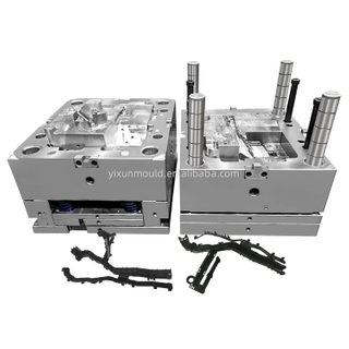 1+1 впрыск полости Пластиковая форма для пластиковых защитных деталей PA6 ABS PP материал