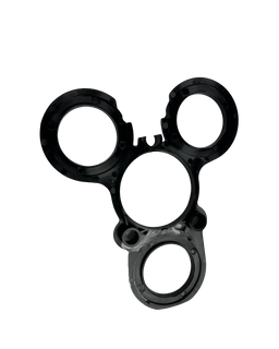 Многокольцевой интегрированный кронштейн и позиционирующая рамка для литья под давлением