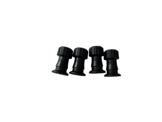 Высокоточная литьевая система с несколькими полостями для пластикового винта с накатанной головкой, черный ABS