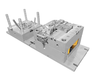  Пресс-форма для изготовления пресс-форм для TPU PA6 PE PC Материал 1 + 1 полость