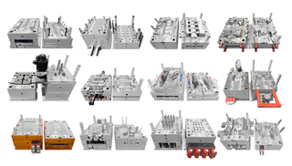 Служба литья по индивидуальному заказу Литая под давлением черная пластиковая уплотнительная крышка со встроенным портом