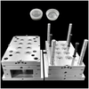 Высокопроизводительная 1*8-полостная пресс-форма пищевого качества HDPE Pin Point Gate 1.2344 HRC48-50 Стальная полированная поверхность Пластиковая форма для литья под давлением