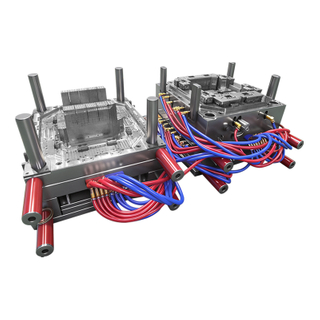 Фабрика прямой пресс-формы 1*2 PP Hot Runner H13 HRC48-52 Стальная форма VDI27 Отделка пресс-формы Пластиковая корзина для литья под давлением 