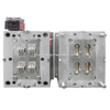 1*4 полости PA6 + 30GF Hot Runner 2083 HRC46-48 Пресс-форма Сталь VDI 24 # Отделка формы Индивидуальная пластиковая форма для крепления кронштейна