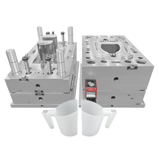1*2 Cavity PP Material 2-point Hot Runner Injection 738H HRC35-40 Steel High Quality Polishing Front And Rear Mold Feed Measuring Spoon Molding